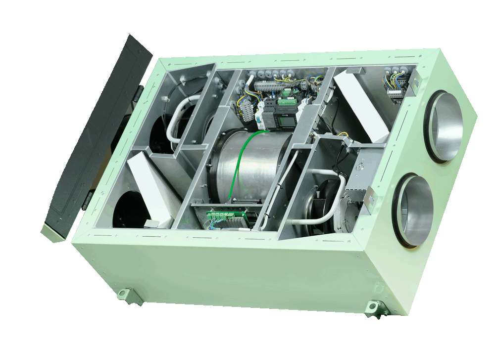 Подвесная приточно-вытяжная установка с роторным рекуператором Ecoclima Pro Vent ECT PF-R 1150-E3.0-L-5